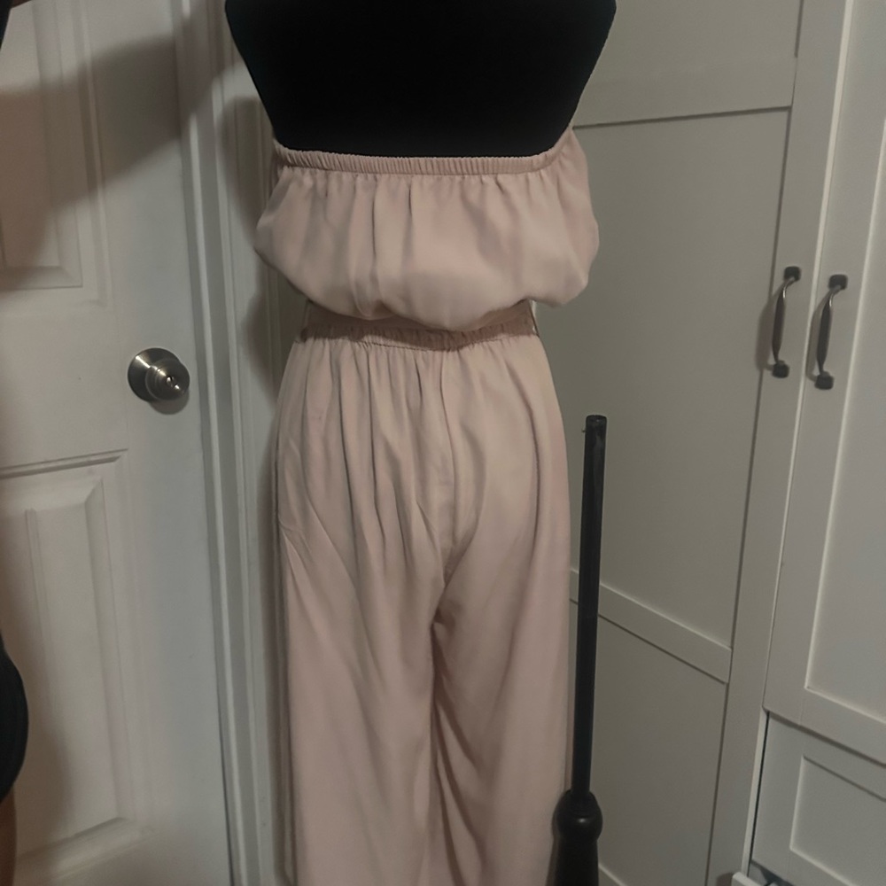 Elegant Cream Jumpsuit